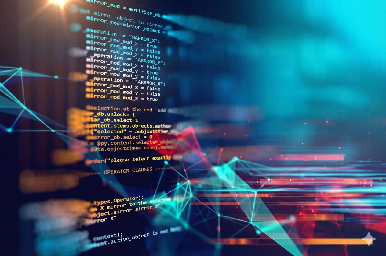 Student coding at SGM